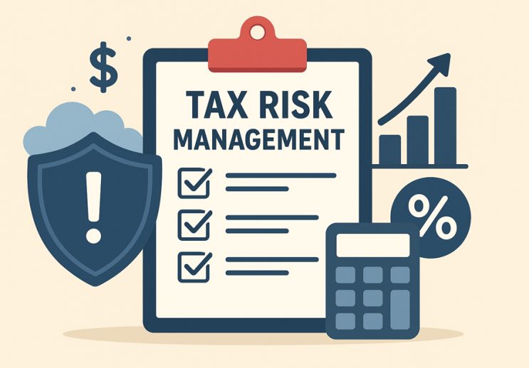 세무 리스크 관리(Tax Risk Management) 일러스트